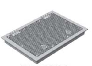 Neenah R-6665-3CP Access and Hatch Covers